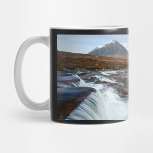 Buachaille Etive Mor and the river Etive Mug